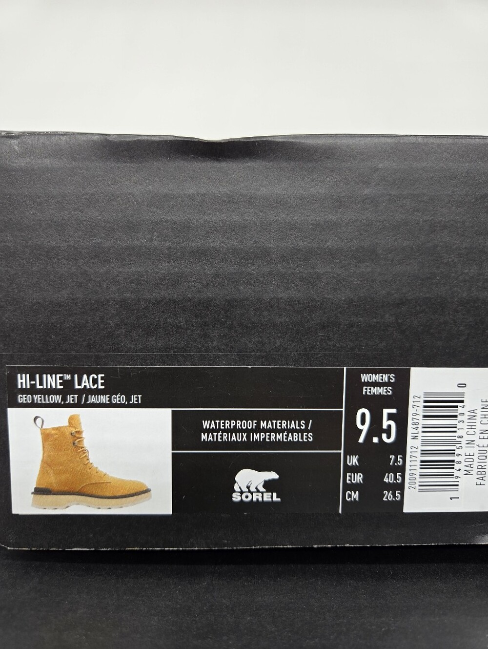 Sorel Women's Hi-line™ Lace Boot Waterproof Shoes Size 9.5 New - Picture 8 of 8